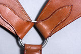 Western Horse Breast Collar Leather Brown Comfytack