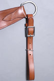Western Horse Breast Collar Leather Brown Comfytack