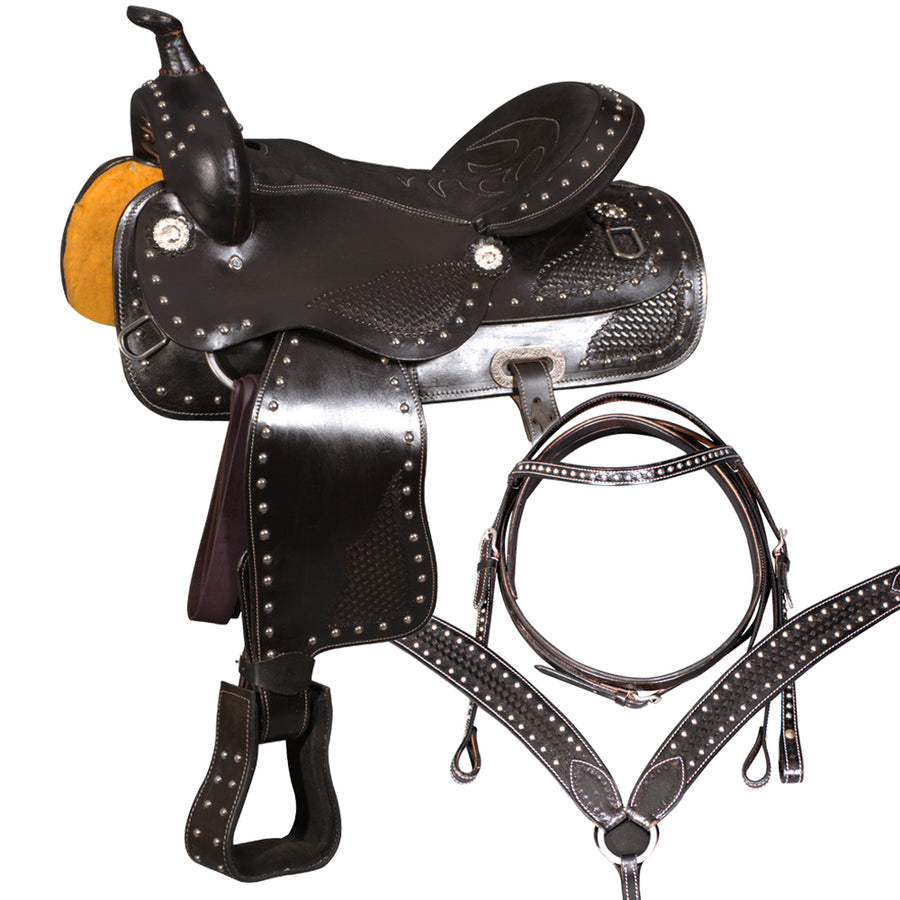 16 In W. H. Saddle Trail Endurance Leather Great American by Hilason – Cowboy and equestrian accessories