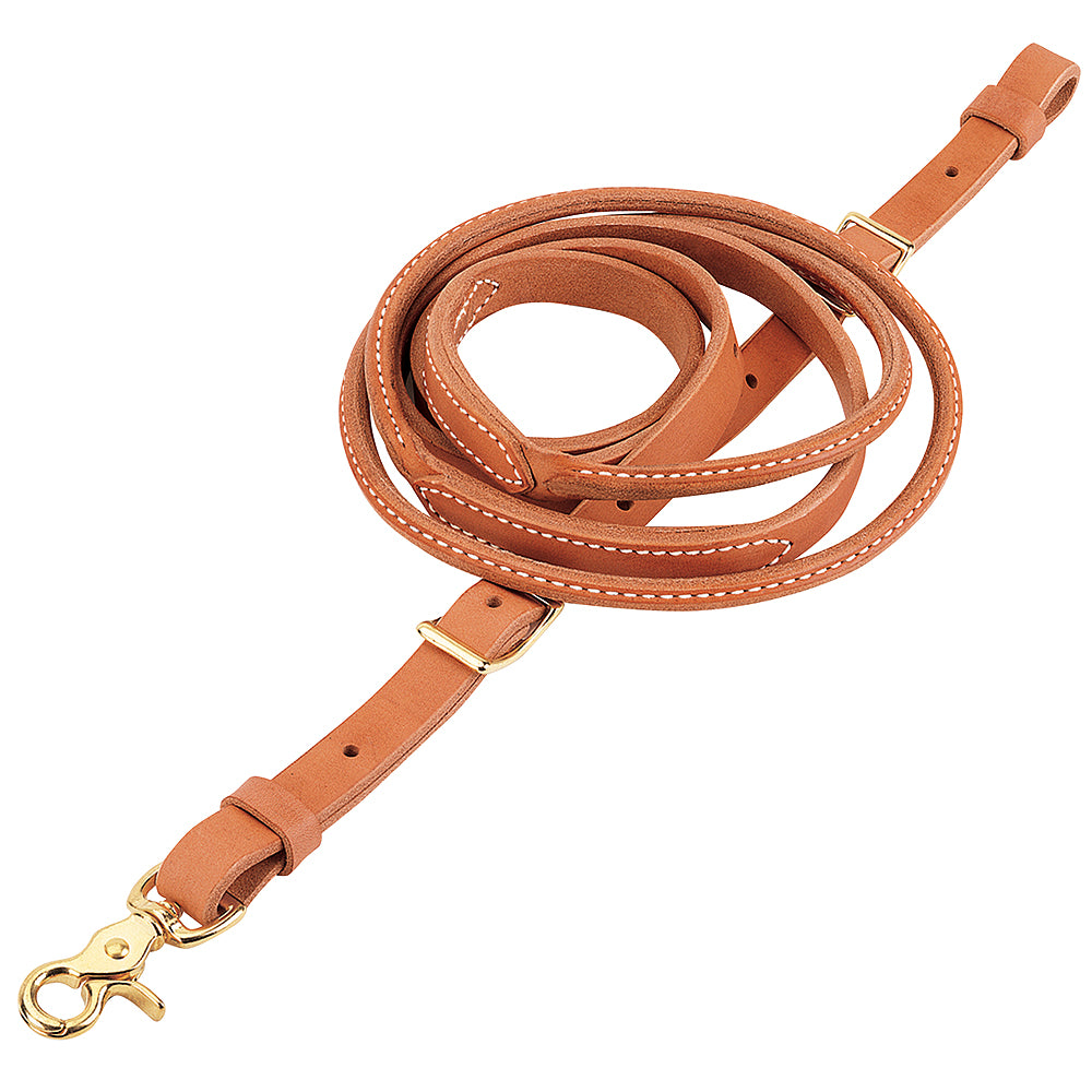 3/4" X 7' Weaver Harness Leather Round Roper And Contest Rein