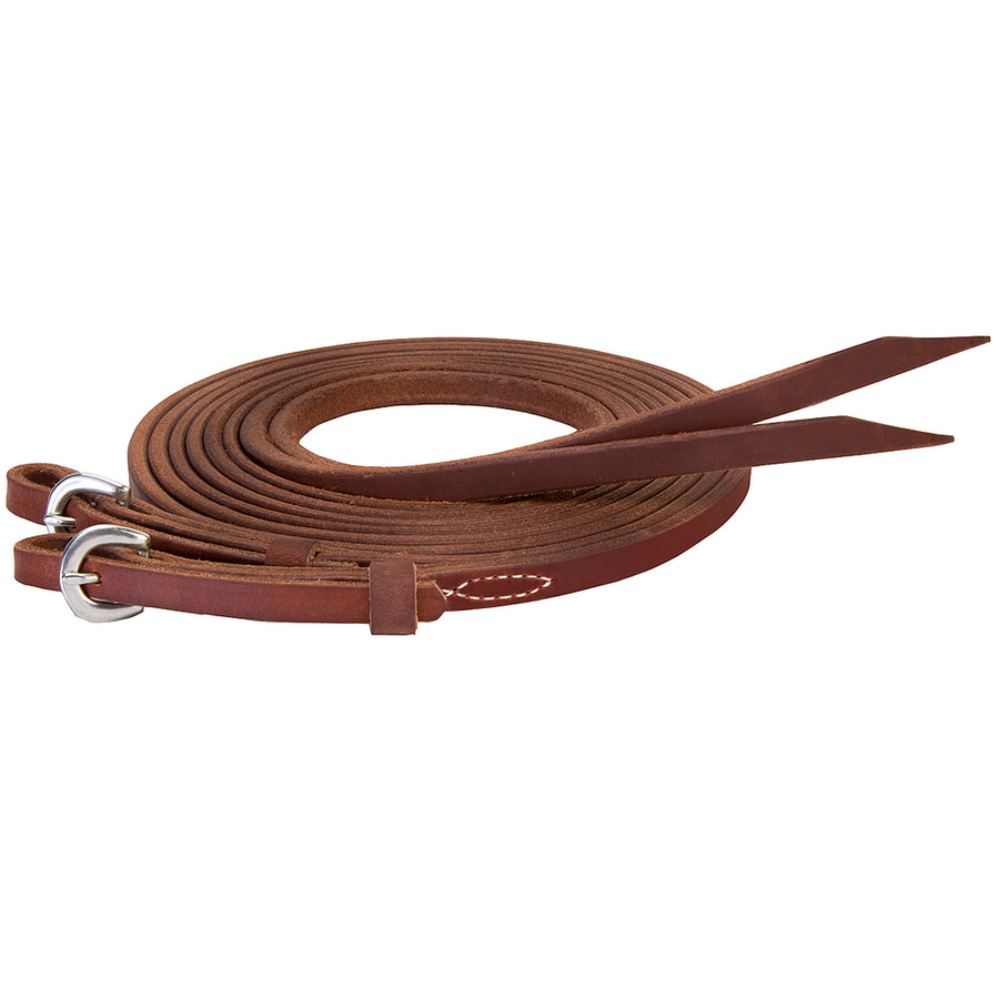 1/2" X 8' Weaver Leather Stacy Westfall Protack Oiled Split H. Reins – by Hilason – Cowboy and equestrian accessories
