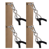 [ Set Of 4 ] Blocker Tie Ring || Horse Tie Ring Chrome