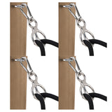 [ Set Of 4 ] Blocker Tie Ring || Horse Tie Ring Stainless Steel