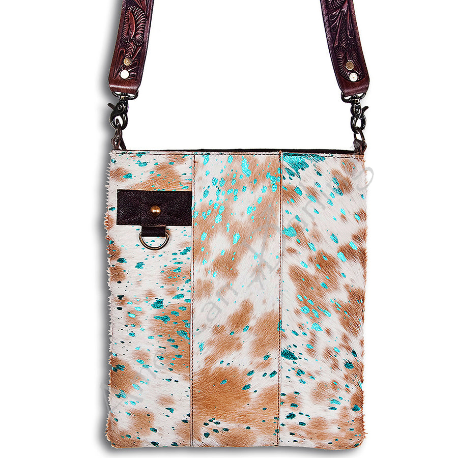 American Darling Messenger Hair-On Genuine Leather women bag western handbag purse - Uhorse