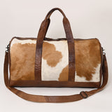 American Darling ADBGS174TAW Duffel Hair On Genuine Leather Women Bag Western Handbag Purse