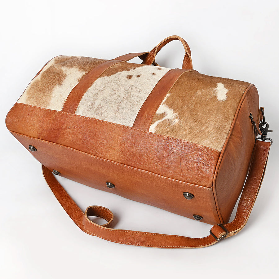 American Darling Women's Duffel Bag Western Hair On Genuine Leather Handbag and Ladies Purse