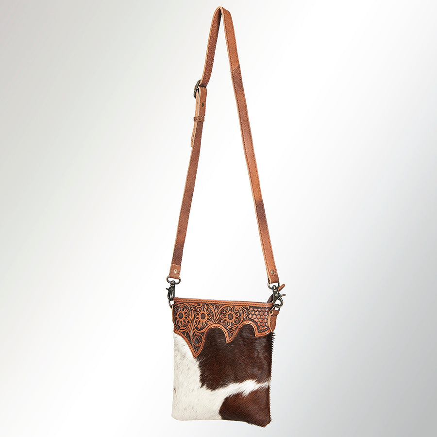 American Darling Crossbody Hair On Genuine Leather Women Bag Western Handbag Purse