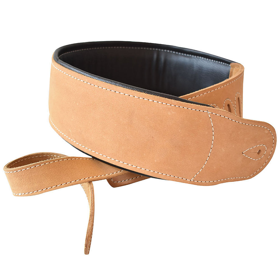 Leather Guitar Bass Strap 3.25 In Padded By Great American