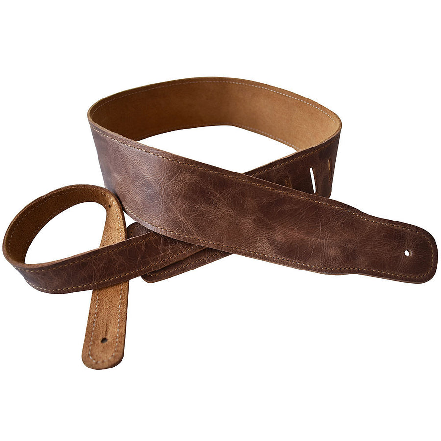 Leather Guitar Bass Strap 3.25" By Great American - Uhorse
