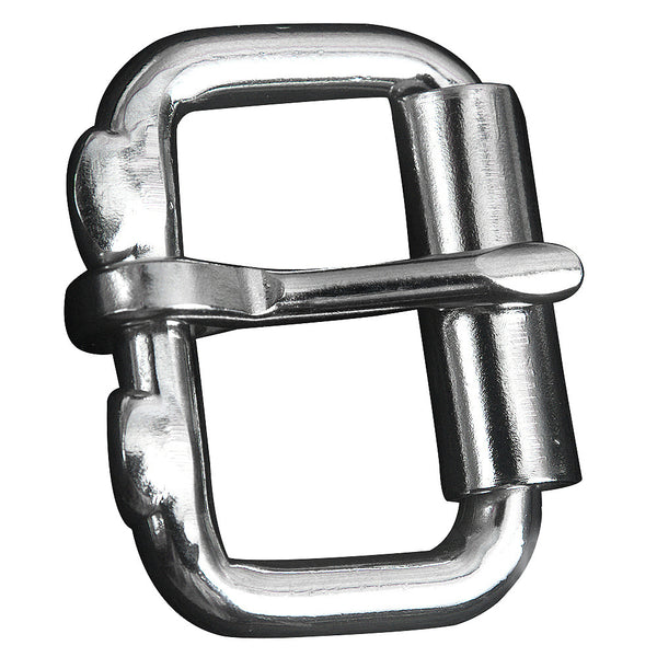 2 In Hilason One Tong Polished Stainless Steel Roller Buckle - Uhorse