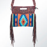 American Darling Cross Body Saddle Blanket Genuine Leather Western Women Bag |Handbag Purse Crossbody for Cute