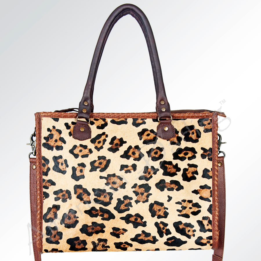 American Darling Briefcase Hair On Genuine Leather Western Women Bag | Handbag Weekend Travel Bags for