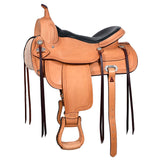 15 In HILASON W. H. Saddle American Leather Flex Tree Trail & Pleasure by Hilason – Cowboy and equestrian accessories