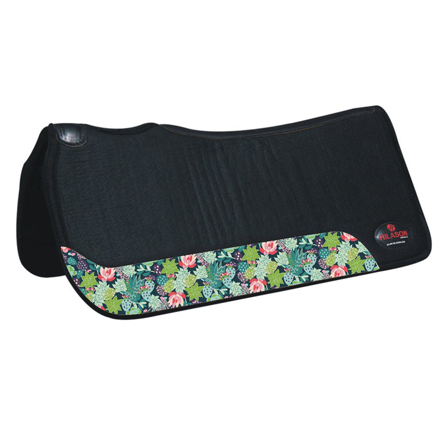 HILASON 31 In X 30 In Western Horse 100% Wool Felt Saddle Pad