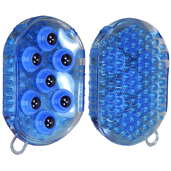 Hilason Rubber Jelly Magnetic Rollers Massage Blue - Uhorse