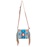 American Darling Cross Body Saddle Blanket Genuine Leather Women Bag Western Handbag Purse