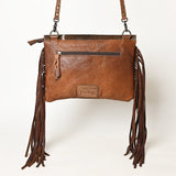 American Darling ADBG238BRW Envelope Hair-On Genuine Leather Women Bag Western Handbag Purse