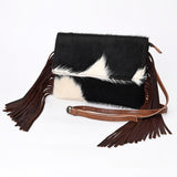 American Darling ADBG239BRW Envelope Hair-On Genuine Leather Women Bag Western Handbag Purse