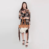 American Darling Cross Body I Hand Tooled Hair-On Genuine Leather Women Bag Western Handbag Purse