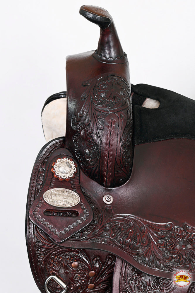 HILASON Draft Horse Trail Pleasure Tack Set American Leather Saddle | Horse Saddle | Western Saddle | Draft Horse Saddle | Saddle for Horses | Horse Leather Saddle