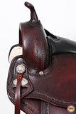 Hilason Gaited Western Horse Flex Pleasure American Leather Saddle