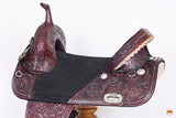 HILASON Western Horse Saddle Treeless American Leather Barrel Racing | for Horses