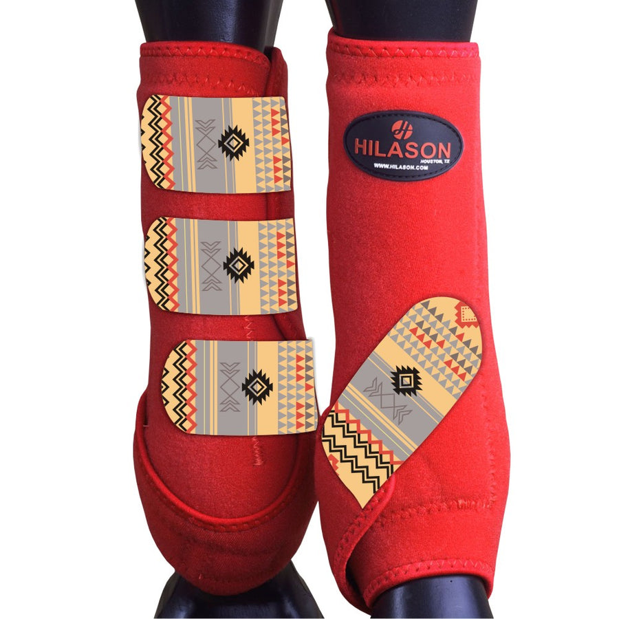 Large Hilason H. Medicine Sports Boots Rear Hind Leg by Hilason – Cowboy and equestrian accessories