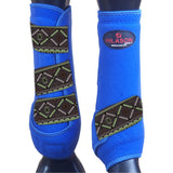 Hilason H. Medicine Sports Boots Front Leg Royal Tribal by Hilason – Cowboy and equestrian accessories
