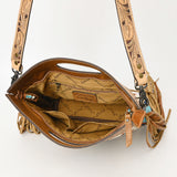 American Darling ADBG287 Clutch Hand Tooled Saddle Blanket Genuine Leather Women Bag Western Handbag Purse