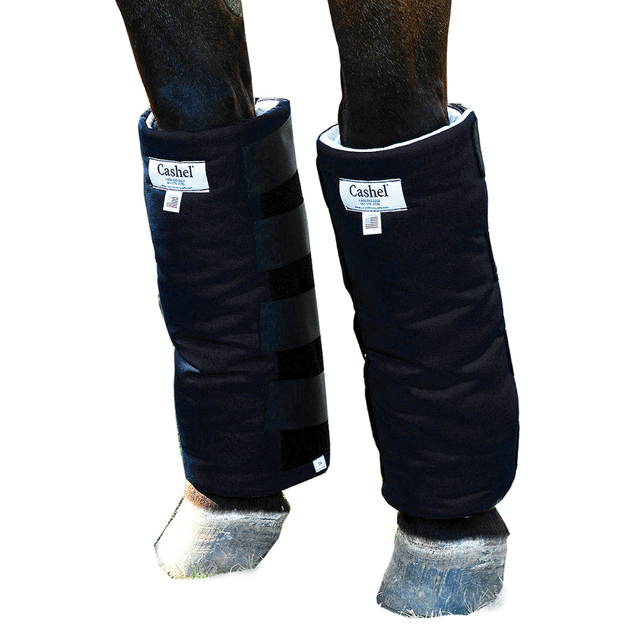 Cashel H. Bandage Ship Boot Adjustable Yet Nonbinding Black by Hilason – Cowboy and equestrian accessories