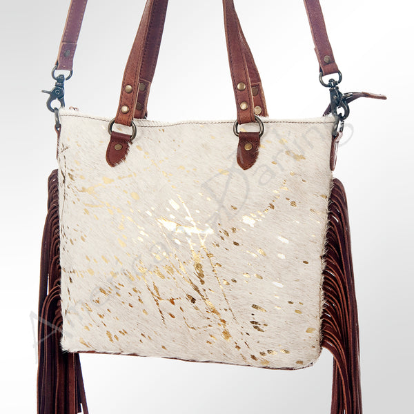 American Darling Tote Hair-On Genuine Leather Western Women Bag Handbag Purse | Travel Bags College Casual - Uhorse