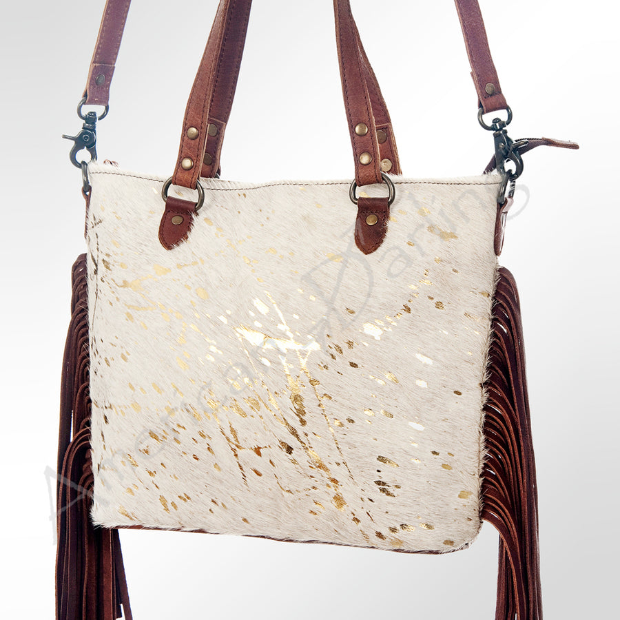 American Darling Tote Hair-On Genuine Leather Western Women Bag Handbag Purse | Travel Bags College Casual - Uhorse