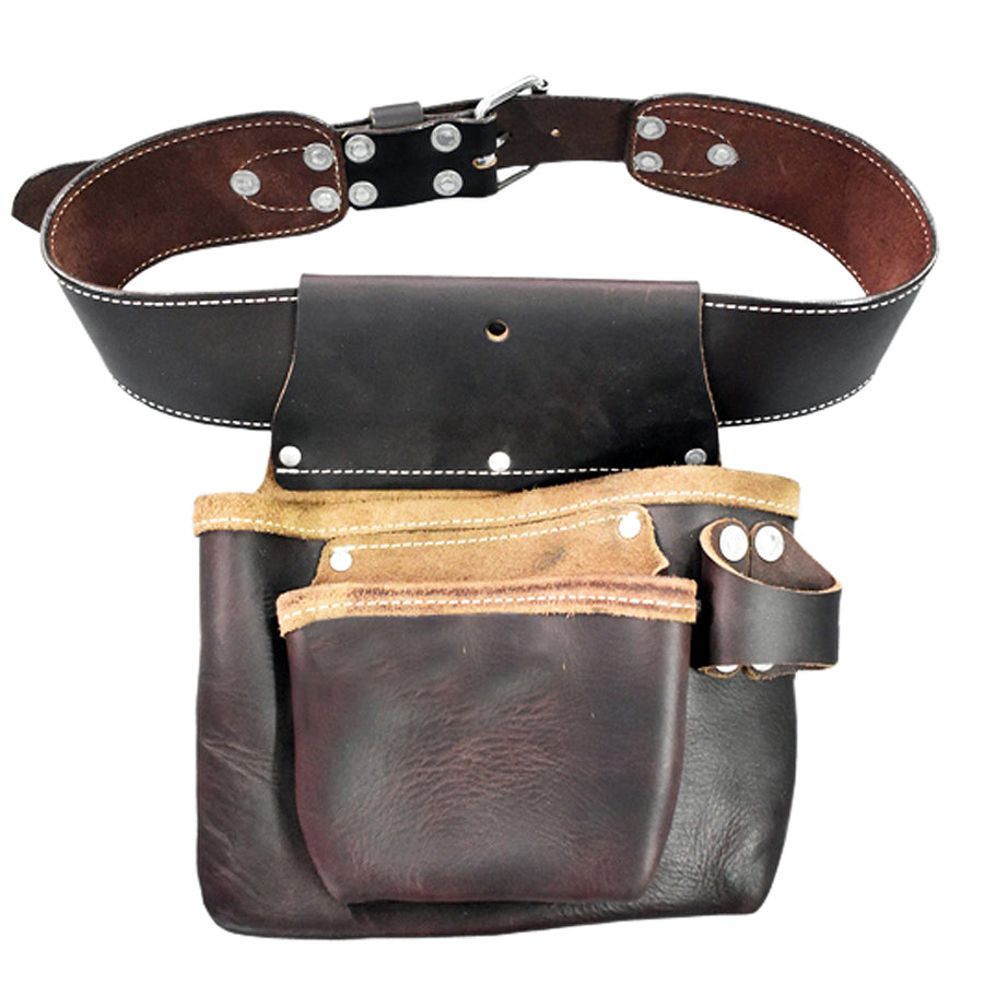 HILASON Leather Carpenter, Farmers And Electrician Tool Bag Pouch – by Hilason – Cowboy and equestrian accessories