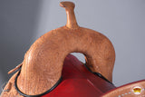 Hilason W. H. Treeless Trail Barrel American Leather Saddle – Hilason