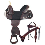 HILASON W. H. Saddle Treeless American Leather Trail Barrel Tk. | for by Hilason – Cowboy and equestrian accessories
