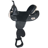 HILASON Western Horse Saddle Treeless American Leather Trail Barrel Tack | Horse Saddle | Western Saddle | Treeless Saddle | Saddle for Horses | Horse Leather Saddle