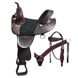 HILASON W. H. Saddle Treeless American Leather Trail Barrel Tk. | for by Hilason – Cowboy and equestrian accessories