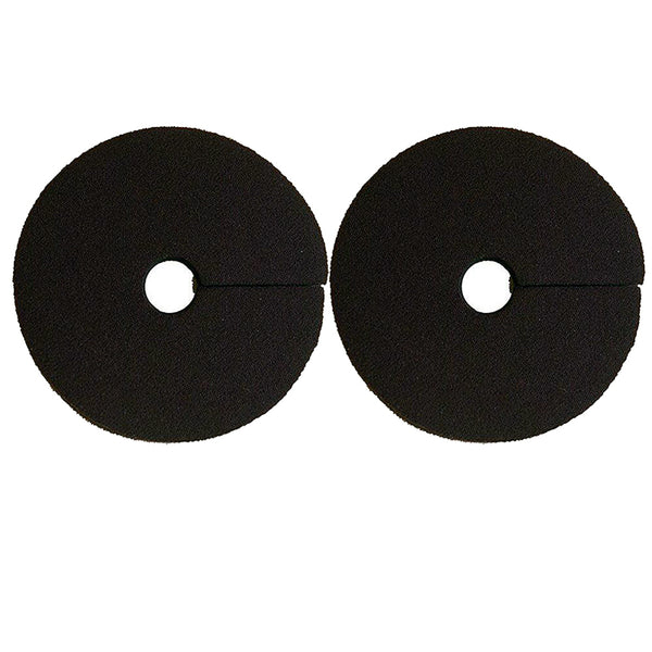 Black fleece saddle blanket pads pair - Uhorse