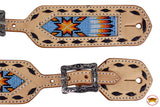 Hilason Western American Genuine Leather Cowboy Spur Straps Pair