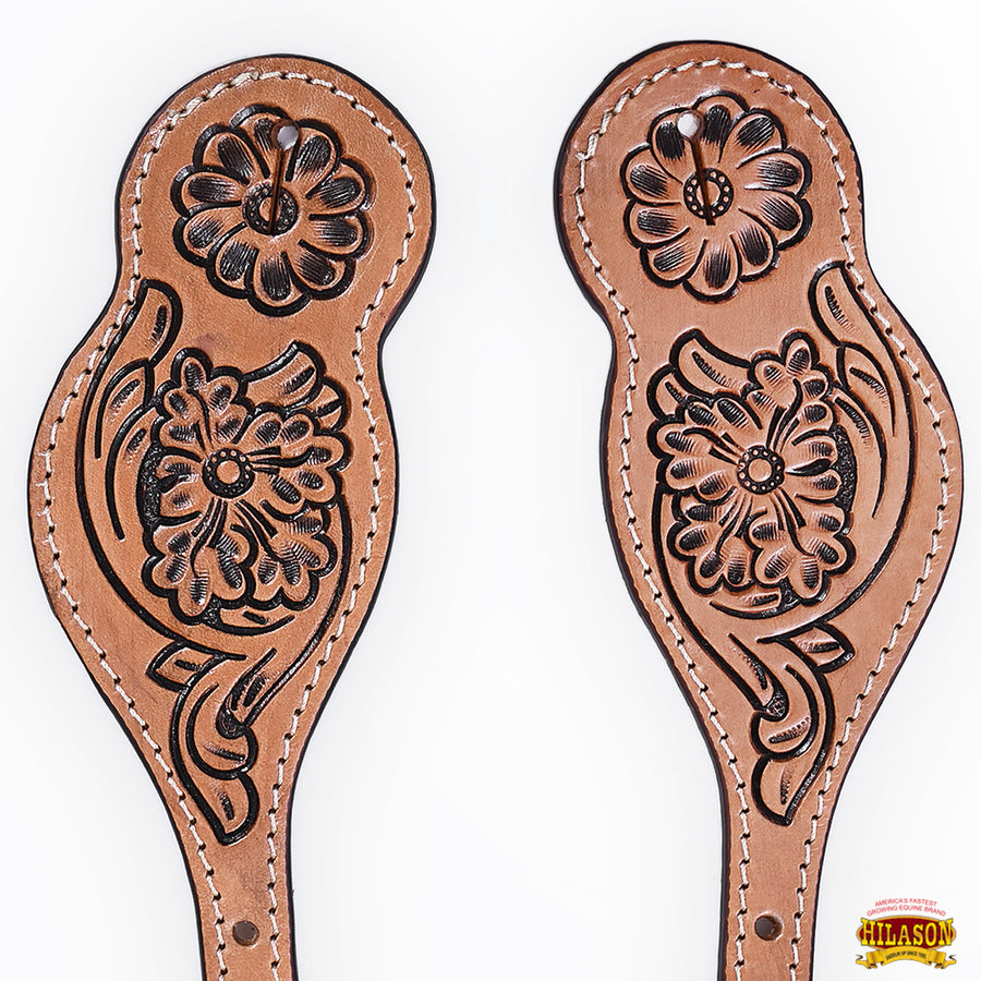 Hilason Western American Genuine Leather Cowboy Spur Straps Pair