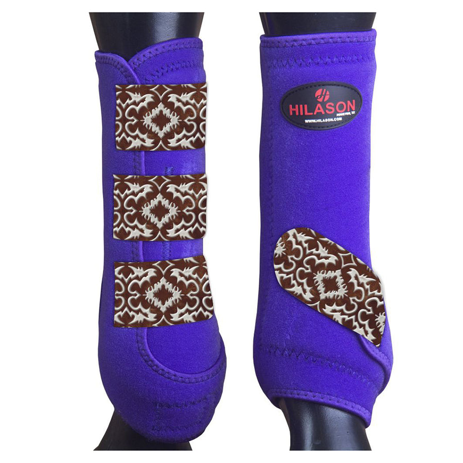 Medium Hilason H. Medicine Sports Boots Rear Hind Leg by Hilason – Cowboy and equestrian accessories