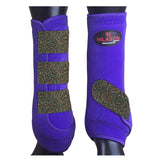 Hilason H. Medicine Sports Boots Front Leg Purple – Hilason