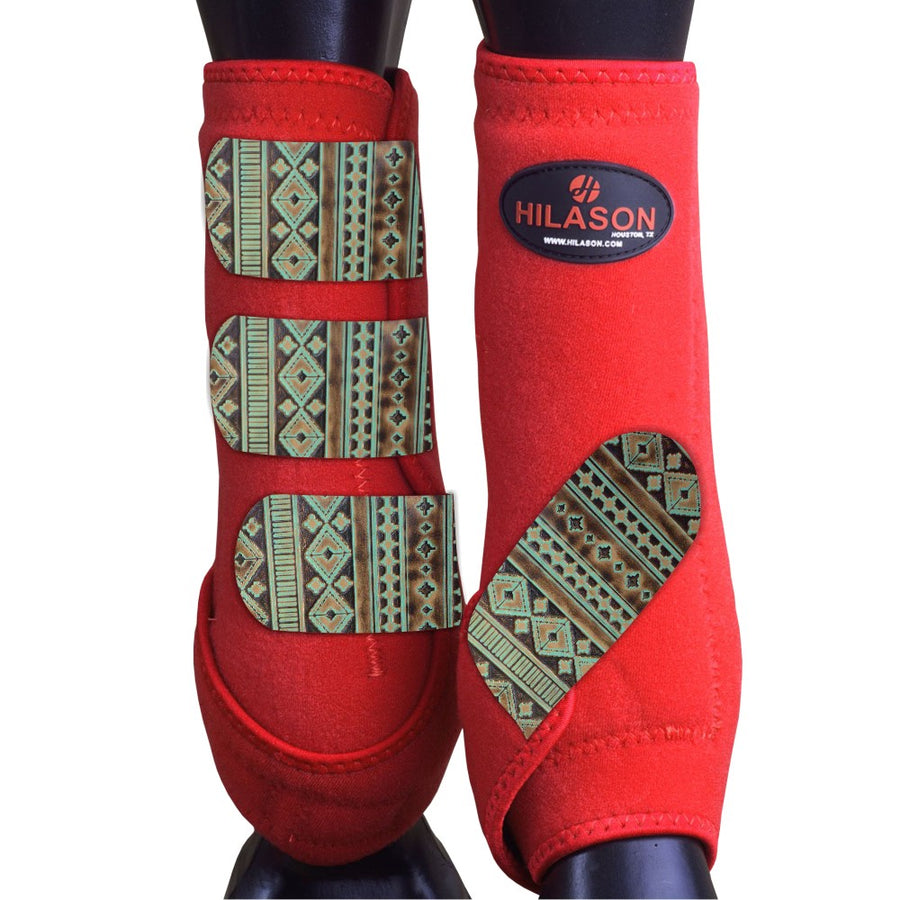 Large Hilason H. Medicine Sports Boots Rear Hind Leg by Hilason – Cowboy and equestrian accessories