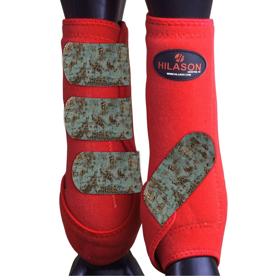 Large Hilason H. Medicine Sports Boots Rear Hind Leg by Hilason – Cowboy and equestrian accessories