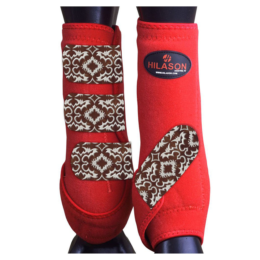 Large Hilason H. Medicine Sports Boots Rear Hind Leg by Hilason – Cowboy and equestrian accessories