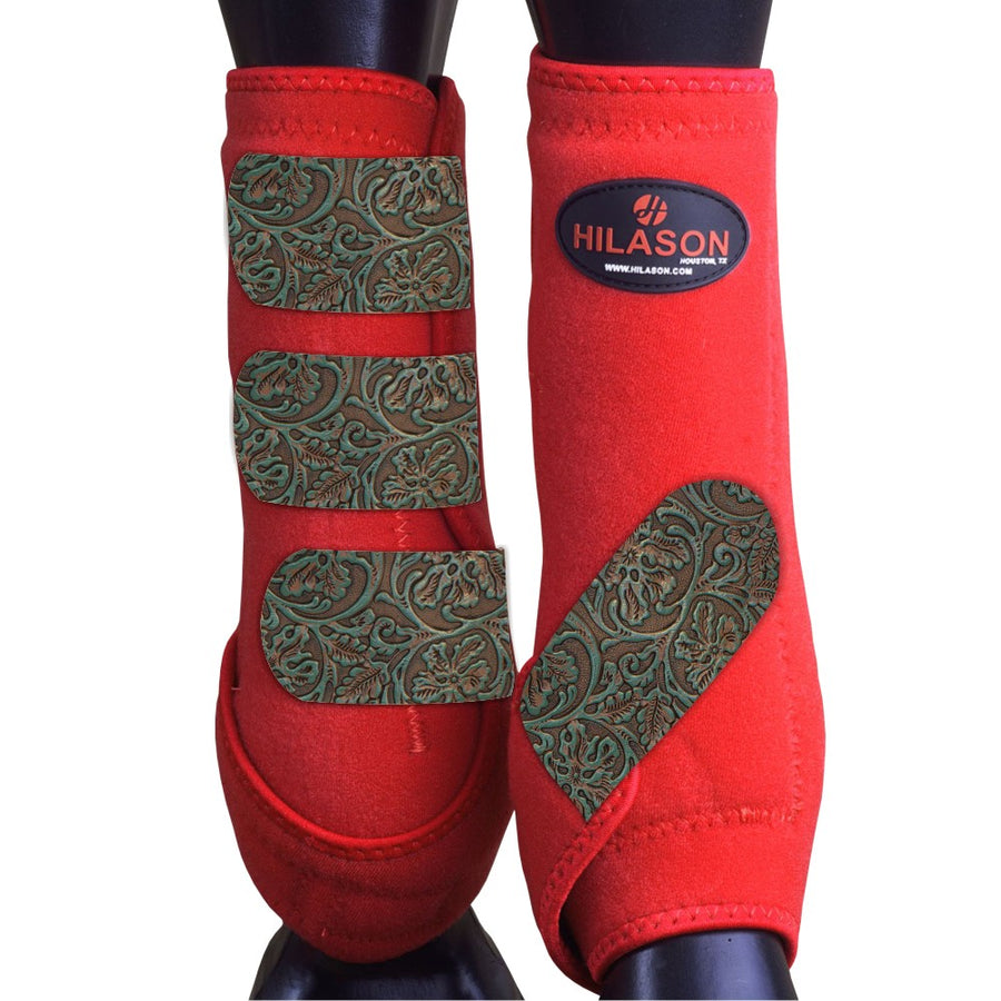Large Hilason H. Medicine Sports Boots Rear Hind Leg by Hilason – Cowboy and equestrian accessories