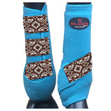 Large Hilason Horse Medicine Sports Boots Rear Hind Leg