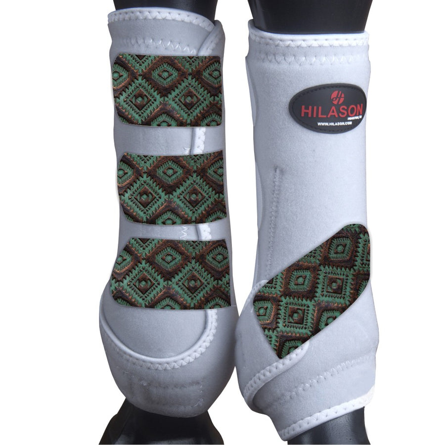 X Large Hilason Horse Medicine Sports Boots Front Leg