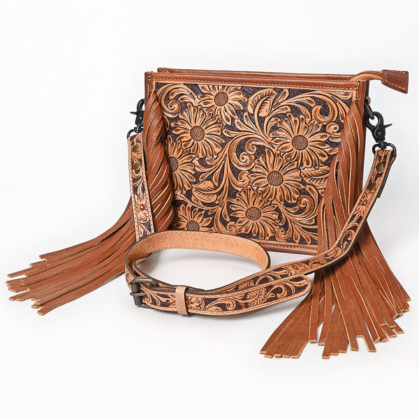 American Darling Hand Tooled Genuine Leather Women Bag W. Handbag by Hilason – Cowboy and equestrian accessories