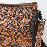 American Darling Messenger Hand Tooled Genuine Leather Women Bag Western Handbag Purse